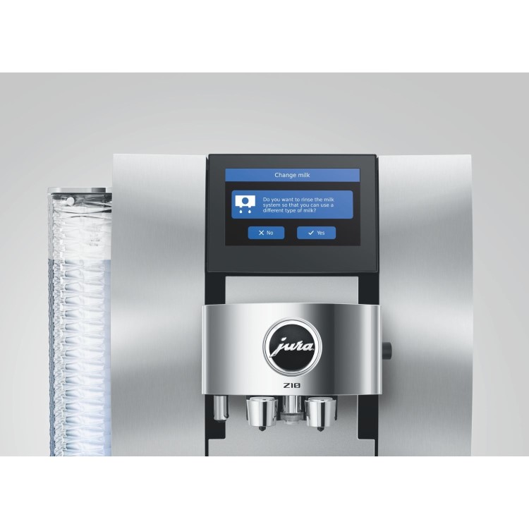 Jura Z10 Bean-to-Cup Coffee Machine 15613 Aluminium White - 51 Hot Cold & Sweet Coffee Specialities