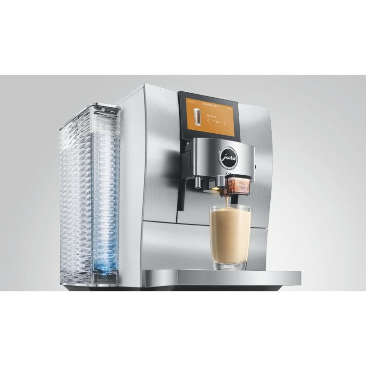 Jura Z10 Bean-to-Cup Coffee Machine 15613 Aluminium White - 51 Hot Cold & Sweet Coffee Specialities