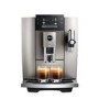 Jura E8 Bean-to-Cup Coffee Machine 15721 Silver One-Touch Espresso Cappuccino & Latte Maker