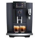 15840 Jura E8 Bean-to-Cup Coffee Machine 15840 Piano Black One-Touch Speciality Coffee Maker