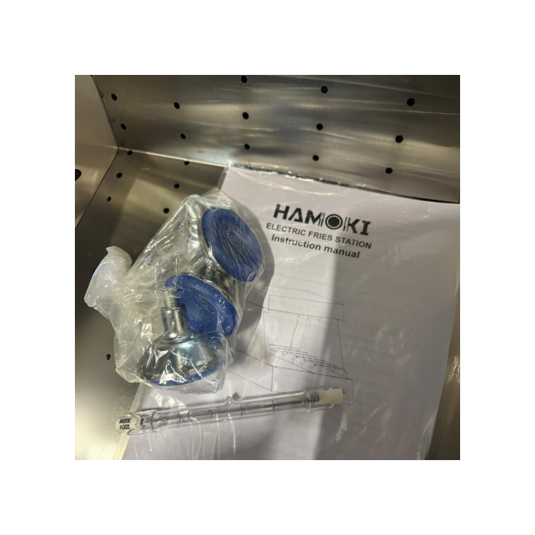 Refurbished Hamoki CW-8T Large Professional Heated Countertop Fries Station Chip Dump Heavy Duty Electric