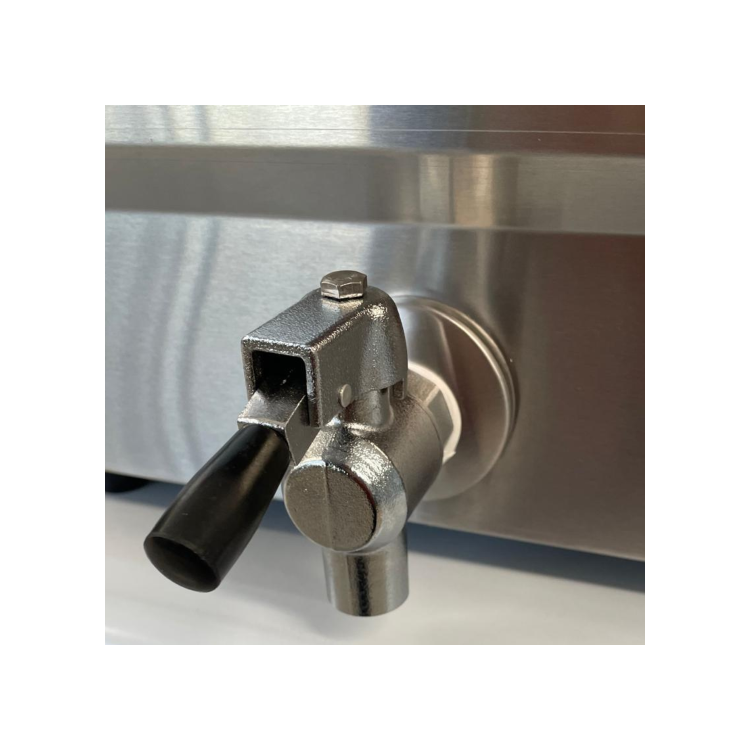 Refurbished Hamoki EF162V Twin Countertop Electric Fryer 2 x 16 Litre Twin Tanks Drain Taps 2 x 3kW