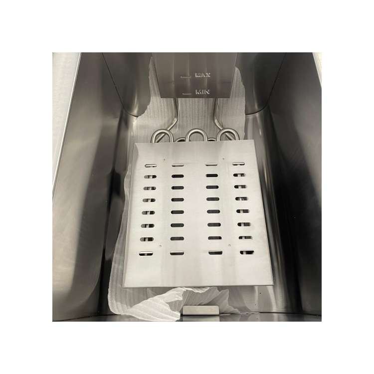 Refurbished Hamoki EF162V Twin Countertop Electric Fryer 2 x 16 Litre Twin Tanks Drain Taps 2 x 3kW