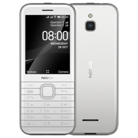 nokia 8000 4g white 2 8 4gb 4g unlocked sim free