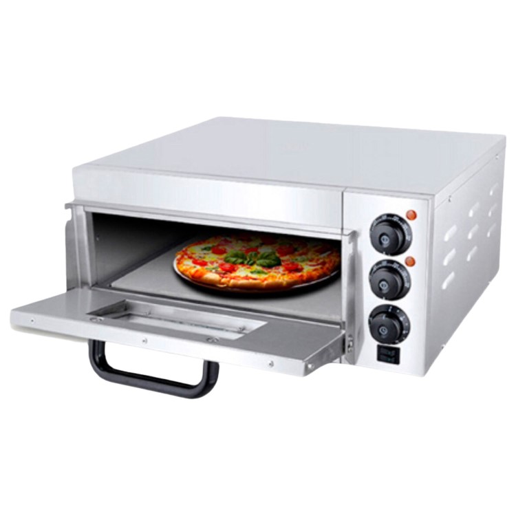 Hamoki EP 1 Single Deck 410mm Electric Pizza Oven Up To 4 x 8" Pizzas or 1 x 16” Pizza 2kW 13 amp