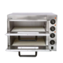 Refurbished Hamoki EP 2+2 Electric Twin Deck Pizza Oven. 2 x 500mm Decks. Up To 8 x 10" Pizzas or 4 x 12" or 2 x 20 Pizzas 3kW
