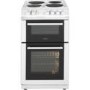 Belling FS50EFDO Double Oven Electric Cooker With Solid Plate Hob White