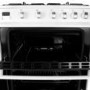 iQ 60cm Gas Cooker With Double Oven in White