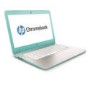 Refurbished HP Chromebook 14-x050na Turquoise NVIDIA Tegra K1 2GB 16GB 14 Inch Google Chrome OS Laptop 