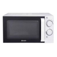 Haden 195678 20L Freestanding Solo Microwave Oven – 700W Stainless Steel Interior Manual Controls White