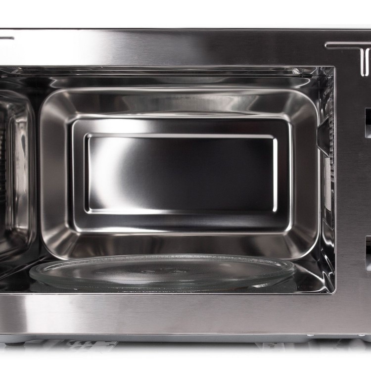 Haden 195678 20L Freestanding Solo Microwave Oven – 700W Stainless Steel Interior Manual Controls White