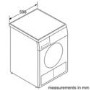 Bosch Serie 6 Classixx WTE84106GB 7kg Freestanding Condenser Tumble Dryer-White