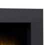 Adam Electric Wall Mounted Fire in Black - Carina