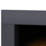 Adam Electric Wall Mounted Fire in Black - Carina