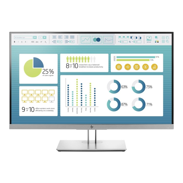 Refurbished HP 1FH50AA 27" Full HD IPS Monitor 