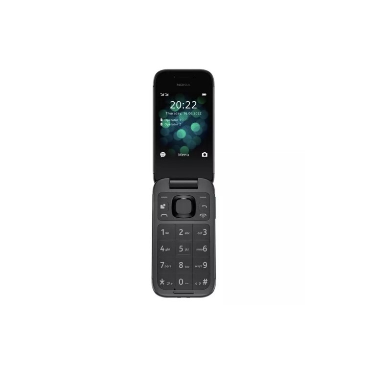 GRADE A1 - Nokia 2660 Flip 128MB 4G SIM Free Mobile Phone - Black