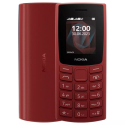 1GF019CPB1L04 Nokia 105 2023 2G Dual SIM Mobile Phone - Red Terracotta