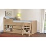 GRADE A1 - Oak Low Sleeper Cabin Bed with Storage - Felix - Seconique