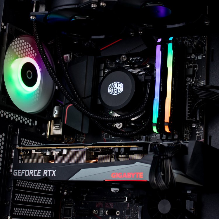 Refurbished Fierce Inferno AMD Ryzen 5 5600X 16GB 1TB & 240GB RTX 3070 Windows 10 Gaming Desktop