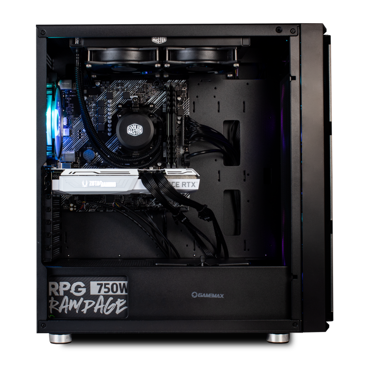 Fierce Fury AMD Ryzen 5 5600X 16GB 240GB SSD + 1TB HDD GeForce RTX 3070 Windows 10 Desktop Gaming PC