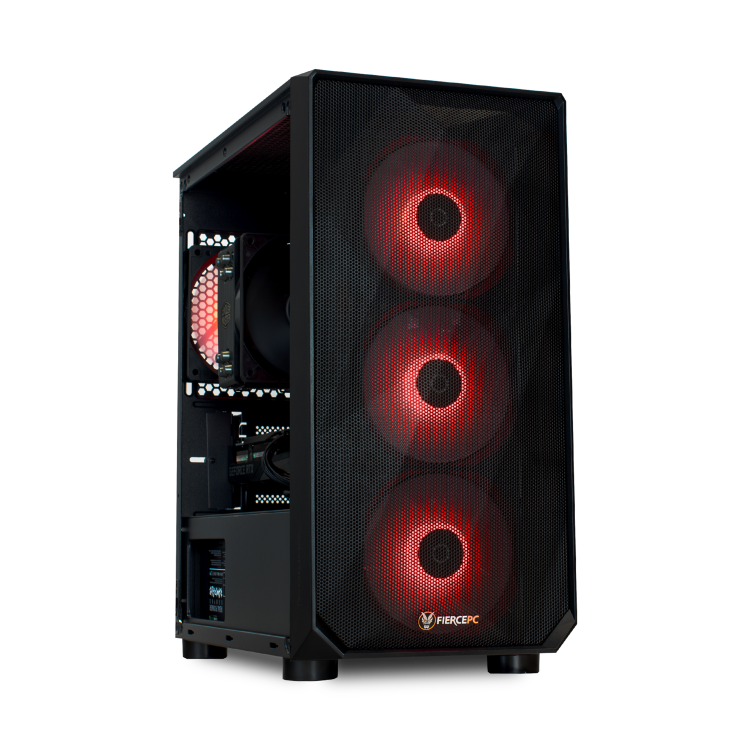 Fierce Stealth Core i5-1140016GB 500GB SSD + 1TB HDD GeForce RTX 2060 Windows 10 Desktop Gaming PC