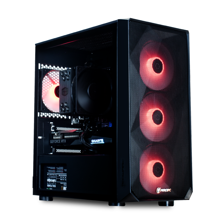 Fierce Stealth Core i5-1140016GB 500GB SSD + 1TB HDD GeForce RTX 2060 Windows 10 Desktop Gaming PC