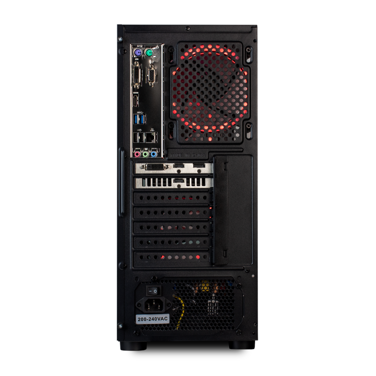 Fierce Blizzard Core i5-9400F 16GB 240GB SSD + 1TB HDD GeForce GTX 2060 Windows 10 Desktop Gaming PC