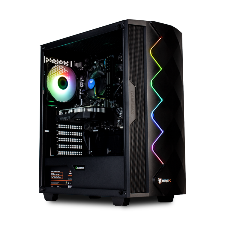Fierce Whirlwind Core i5-9400F 16GB 240GB SSD + 1TB HDD GeForce GTX 1650 Windows 10 Desktop Gaming PC