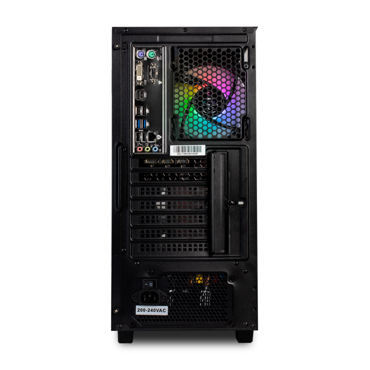 Fierce Whirlwind Core i5-9400F 16GB 240GB SSD + 1TB HDD GeForce GTX 1650 Windows 10 Desktop Gaming PC