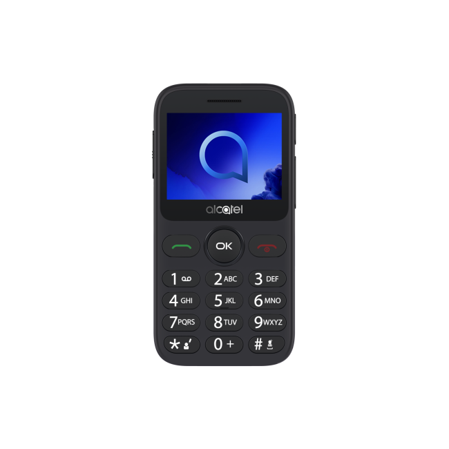 GRADE A1 - Alcatel 20.20 Metallic Grey 2.4" 2G Unlocked & SIM Free Mobile Phone
