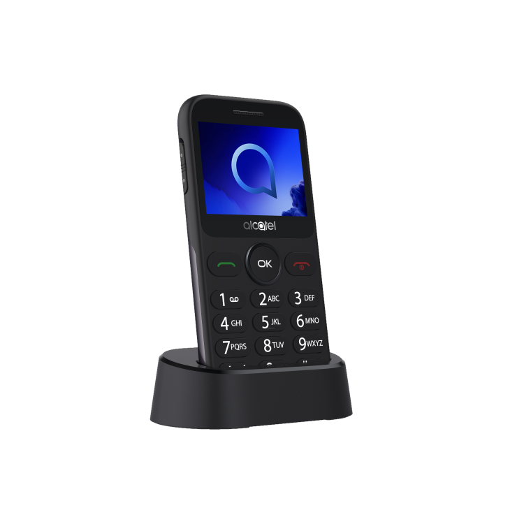 Alcatel 20.20 2G SIM Free Mobile Phone - Metallic Grey