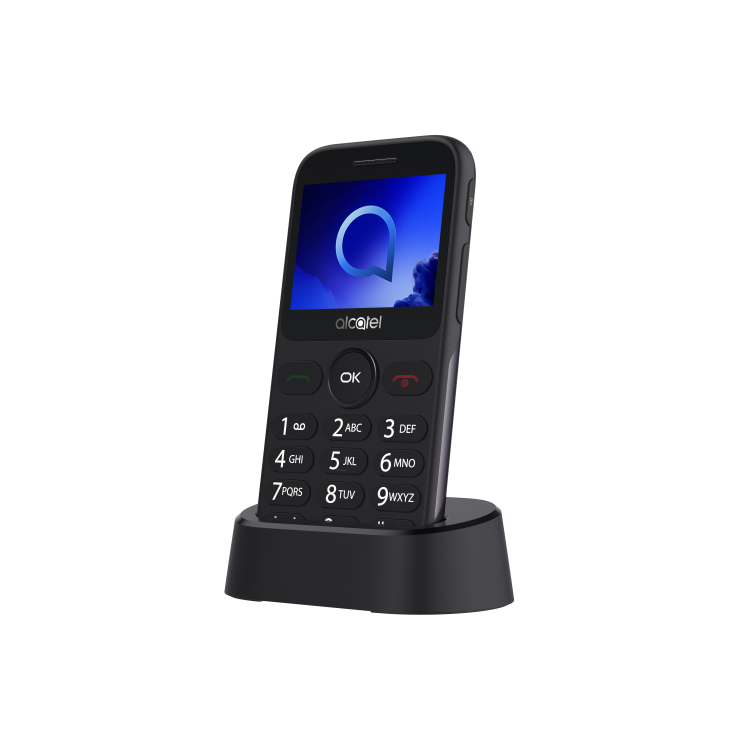 Alcatel 20.20 2G SIM Free Mobile Phone - Metallic Grey