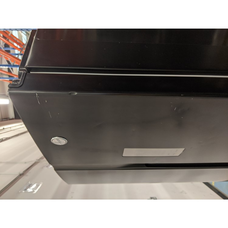 Refurbished Hoover HFDN180BK Freestanding 422 Litre Frost Free American Fridge Freezer Black