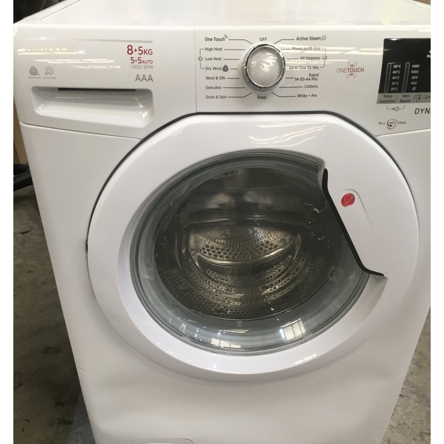Hoover 1400 aaa washing machine dryer clearance
