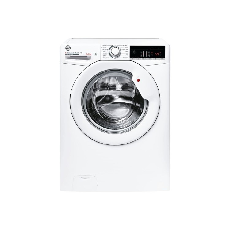 Refurbished HOOVER H-Wash 300 H3D 4106TE NFC 10 kg Washer Dryer - White