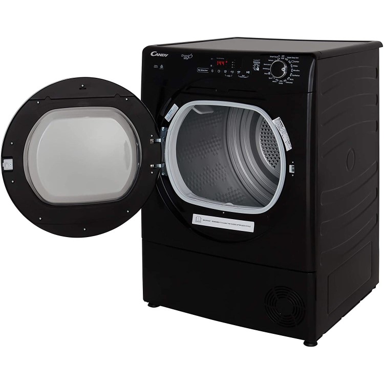 Refurbished Candy GVS C9DCGB Smart Freestanding Condenser 9KG Tumble Dryer Black