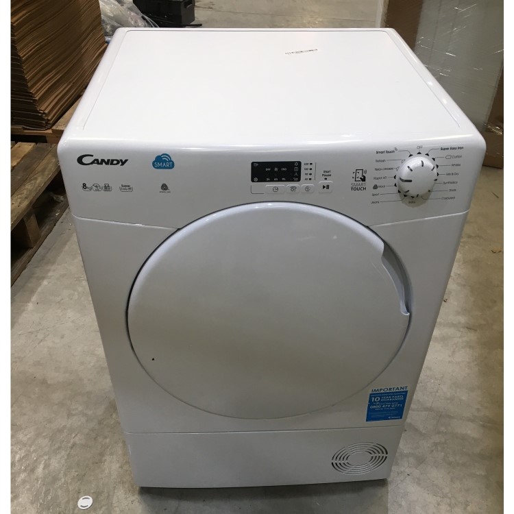 Refurbished Candy CS C8LF-80 Freestanding Condenser 8kg Tumble Dryer