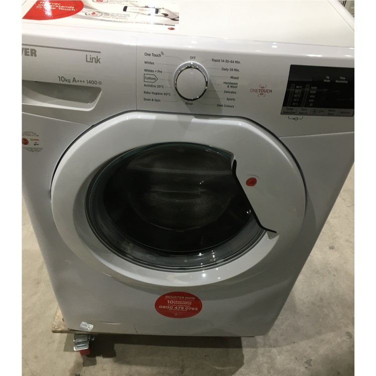Refurbished Hoover DHL14102D3 Freestanding 10kg 1400 Spin Washing Machine 