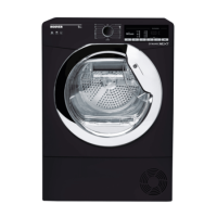 Refurbished Hoover DXO C9TCEB Freestanding Condenser 9KG Tumble Dryer