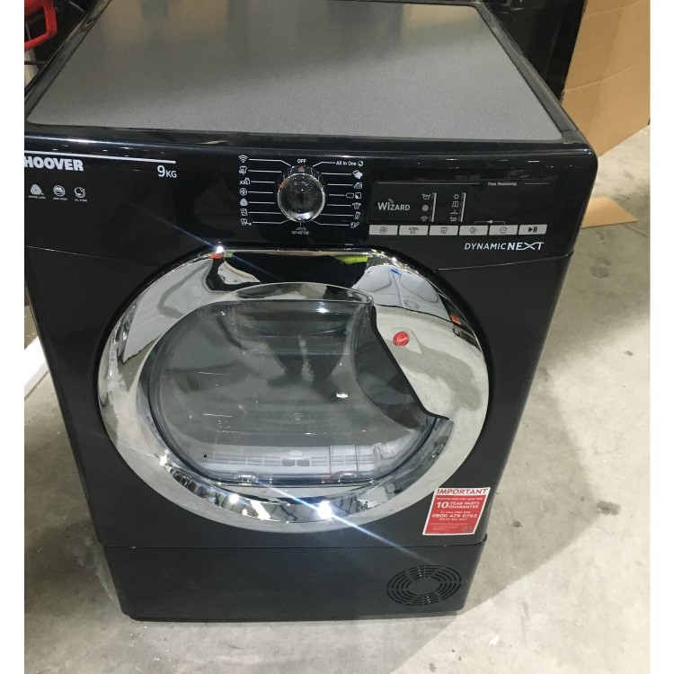 Refurbished Hoover DXO C9TCEB Freestanding Condenser 9KG Tumble Dryer