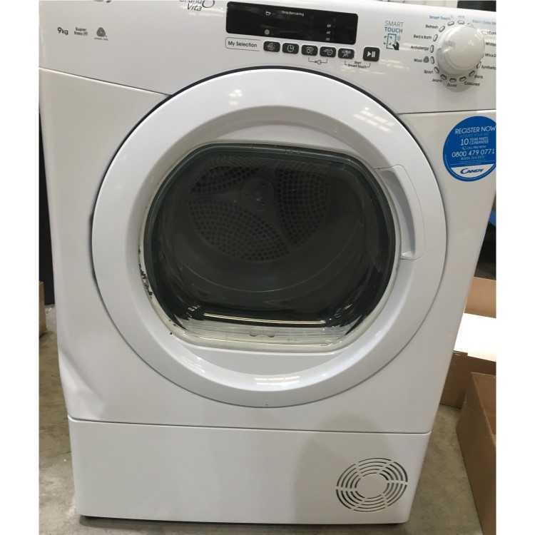 Refurbished Candy GVS C9DG-80 9KG Sensor Dry Condenser Tumble Dryer - White