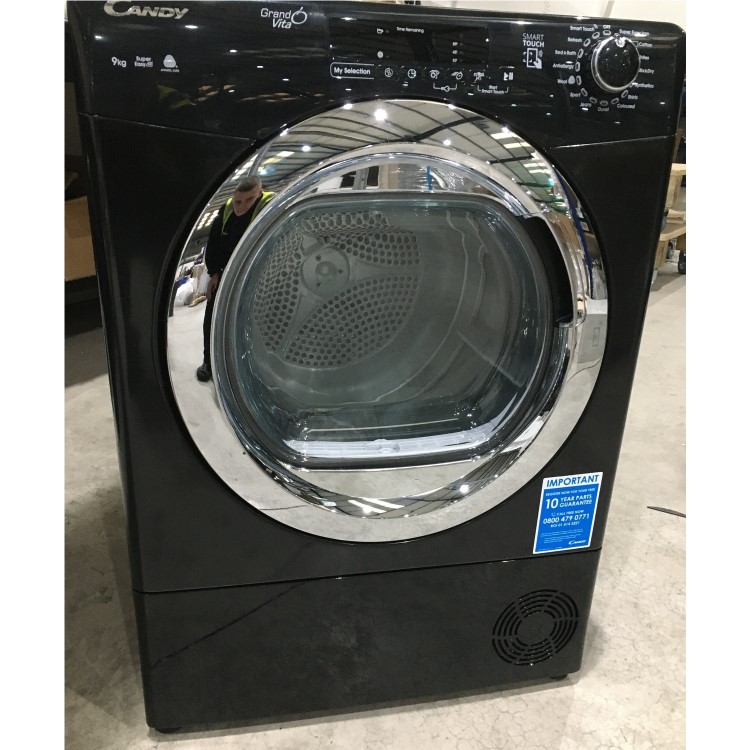 Refurbished Candy Grand'O Vita GVS C9DCGB-80 Condenser 9KG Tumble Dryer
