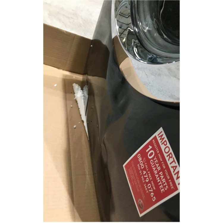 Refurbished Grade A2 - Hoover Dynamic Next  DXOA 410C3B/1-80 Freestanding 10kg 1400 Spin Washing Machine - Black