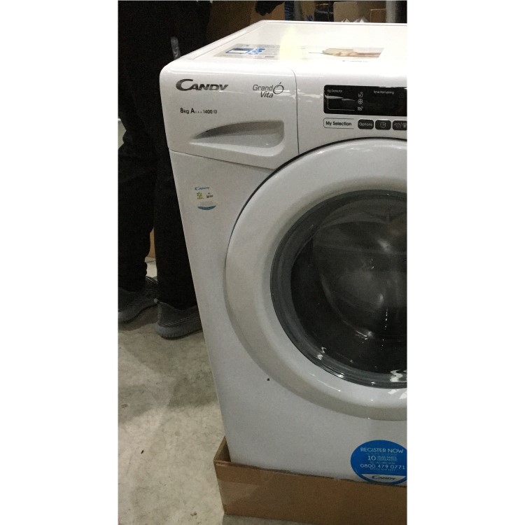 Refurbished Candy GVS 148D3 Smart Freestanding 8KG 1400 Spin Washing Machine White