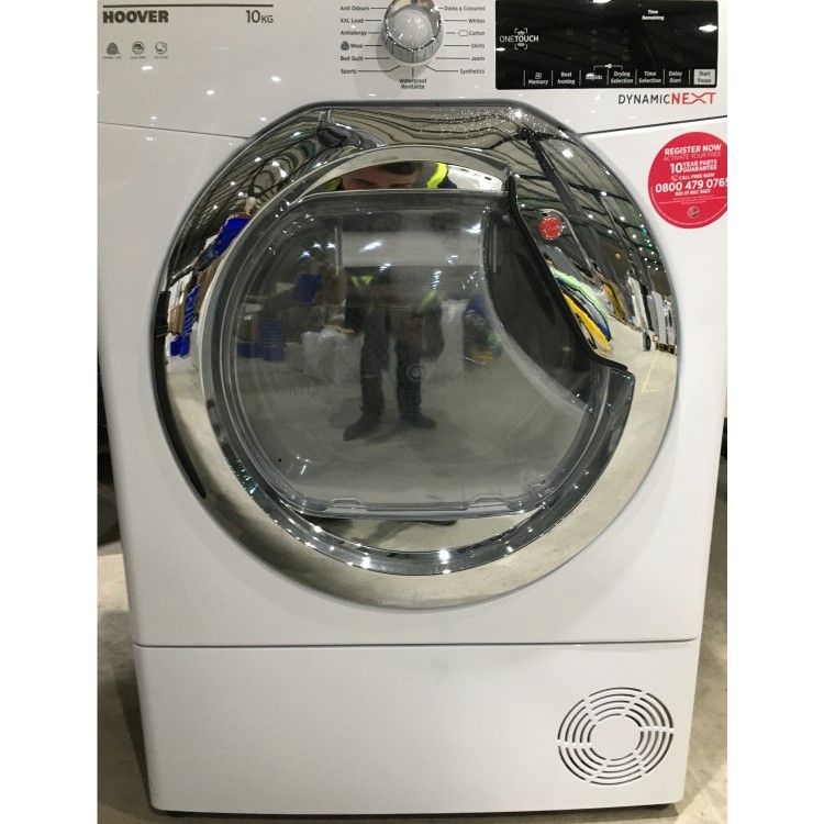 Refurbished Hoover DXC10TCE-80 Freestanding Condenser 10KG Tumble Dryer