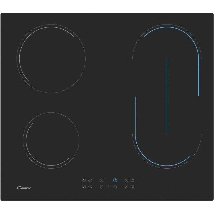 Refurbished Candy CH64BVT 60cm 4 Zone Ceramic Hob