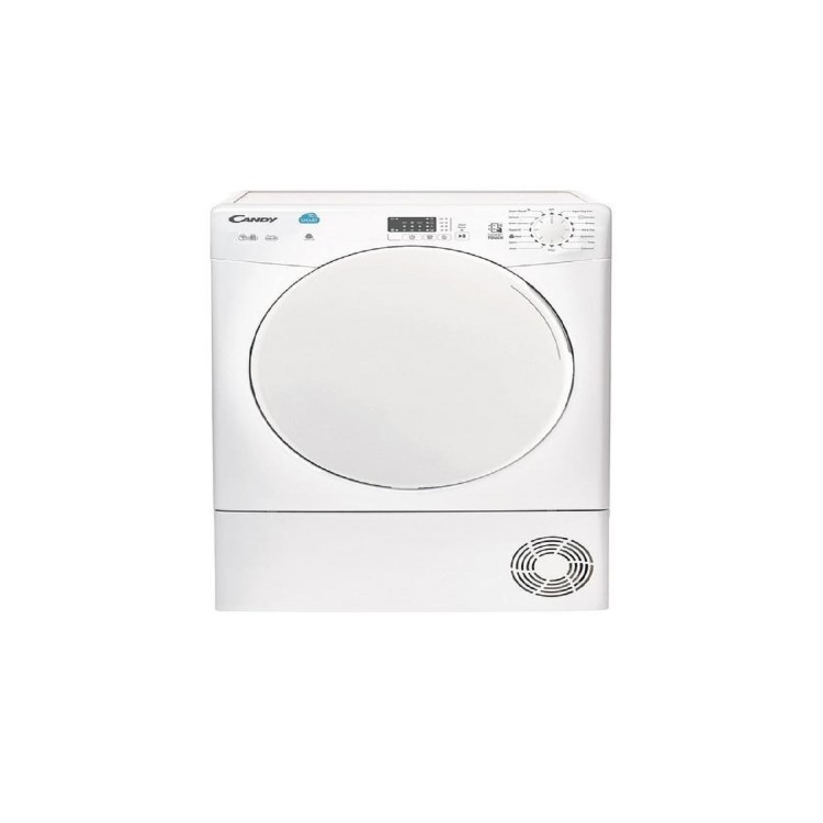 Refurbished CANDY CS C10LF-80 10kg Load Condenser Sensor Tumble Dryer with Smart Touch - White
