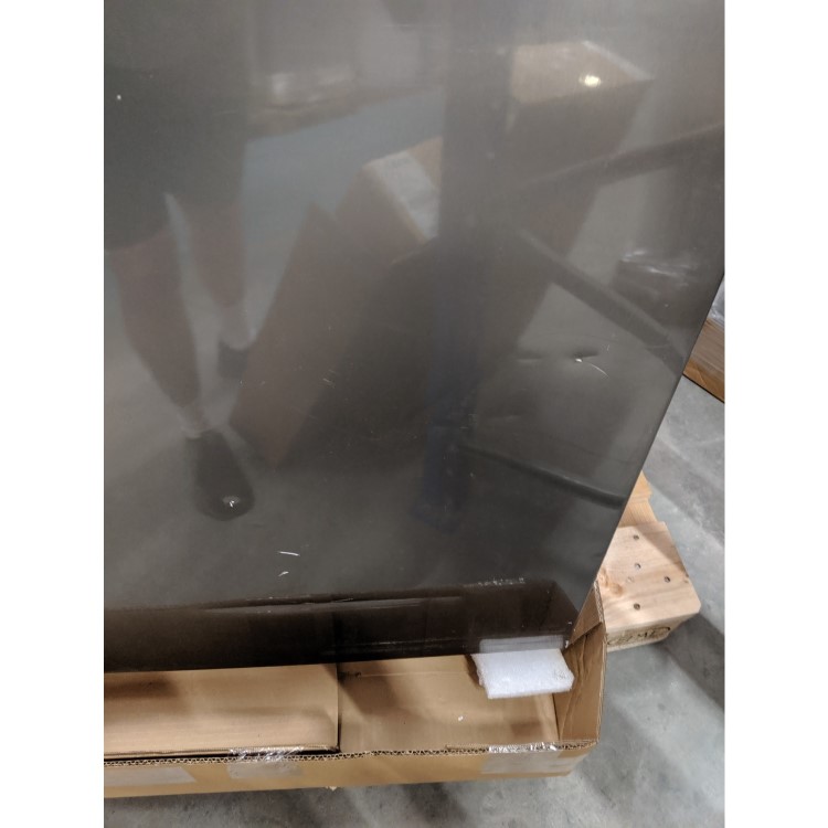 Refurbished Hoover HSBSF 178XK Freestanding 568 Litre American Fridge Freezer Stainless Steel