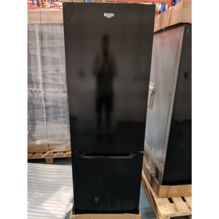 Refurbished Bush B60185FFB Freestanding 293 Litre Fridge Freezer Black
