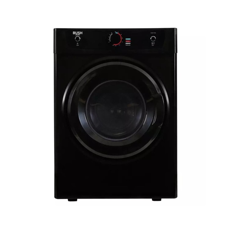 Refurbished Bush DHB7VTDB Freestanding Vented 7KG Tumble Dryer Black